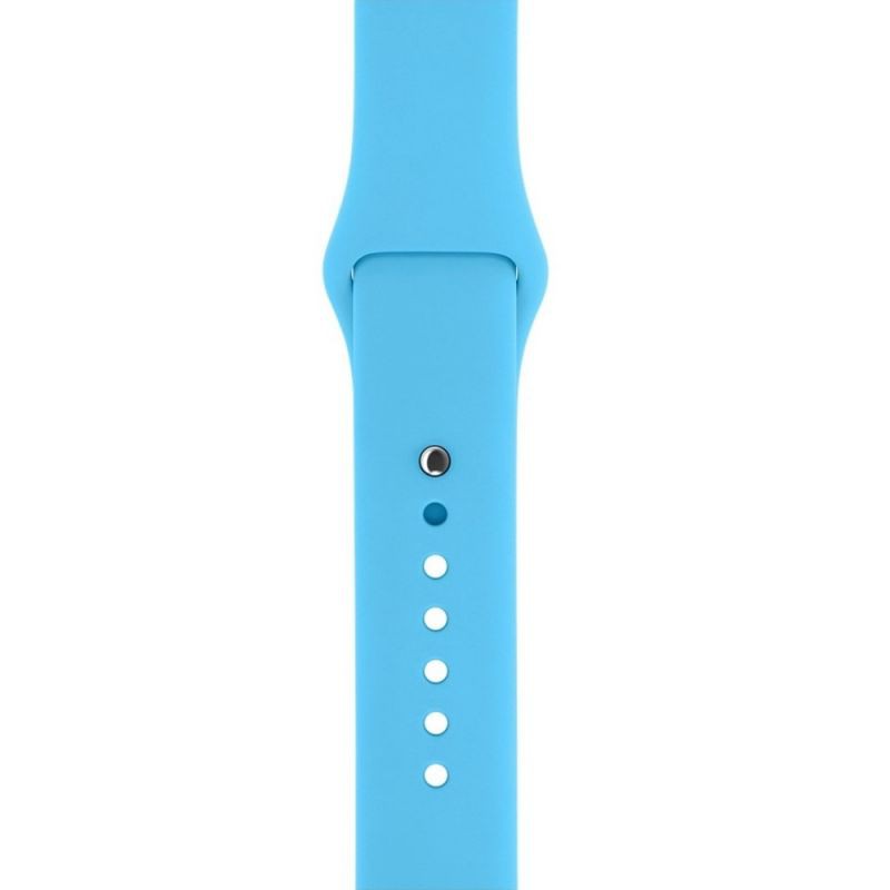 Ремешок силиконовый для Apple Watch 38/40mm голубой картинка 1