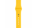 Ремешок силиконовый для Apple Watch 42/44mm желтый слайд 1
