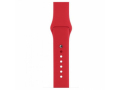 Ремешок силиконовый для Apple Watch 42/44mm красный слайд 1