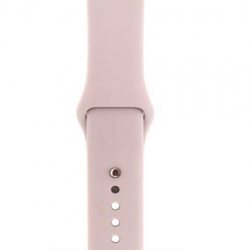 Ремешок силиконовый для Apple Watch 42/44mm розовый песок