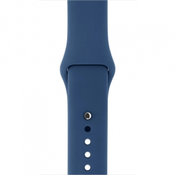 Ремешок силиконовый для Apple Watch 42/44mm темно-синий