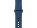 Ремешок силиконовый для Apple Watch 42/44mm темно-синий слайд 1