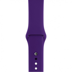 Ремешок силиконовый для Apple Watch 42/44mm фиолетовый картинка 1