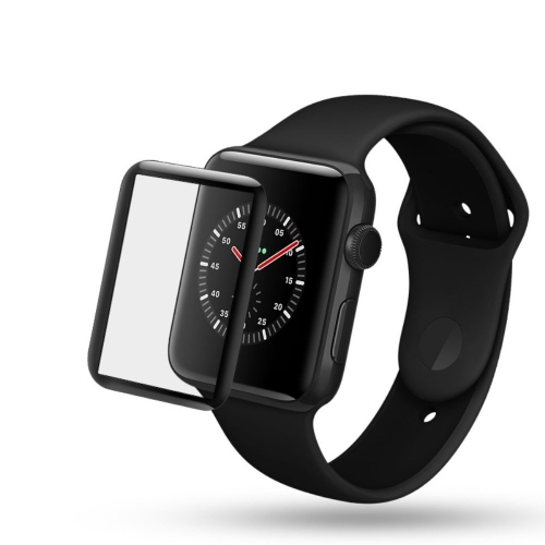 Защитное стекло 3D (Black) Apple Watch Series 1/2/3 42 mm картинка 1