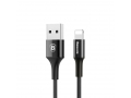 Кабель Lightning/USB, 1м, Shining Cable, черный, Baseus слайд 1