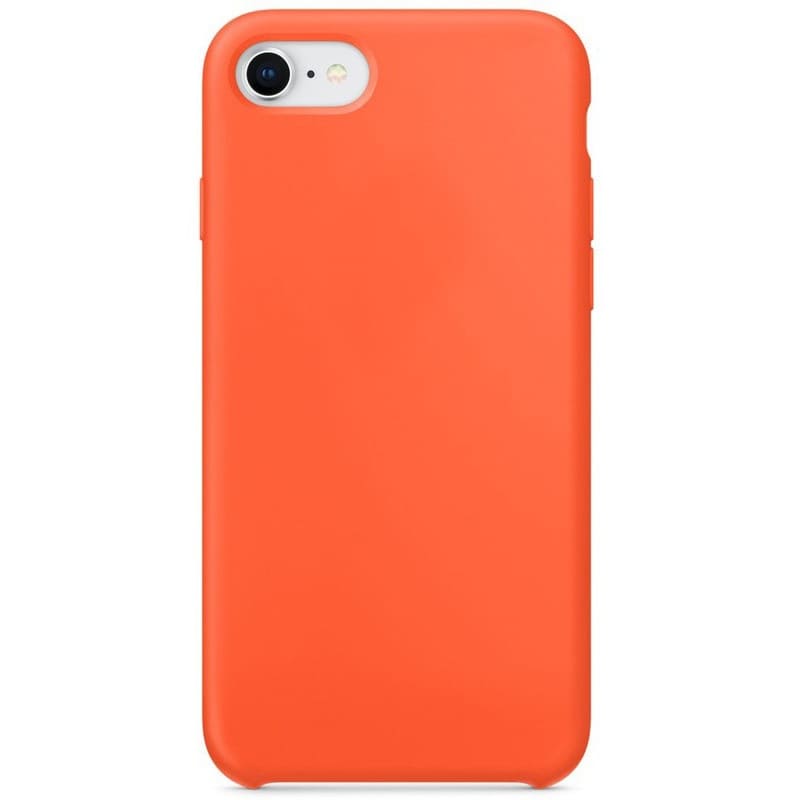 Чехол Silicone Case для iPhone 7/8/SE2 оранжевый картинка 1