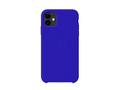 Чехол Silicone Case iPhone 11 темно-синий слайд 1