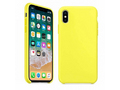 Чехол Silicone Case для iPhone X/XS желтый слайд 1