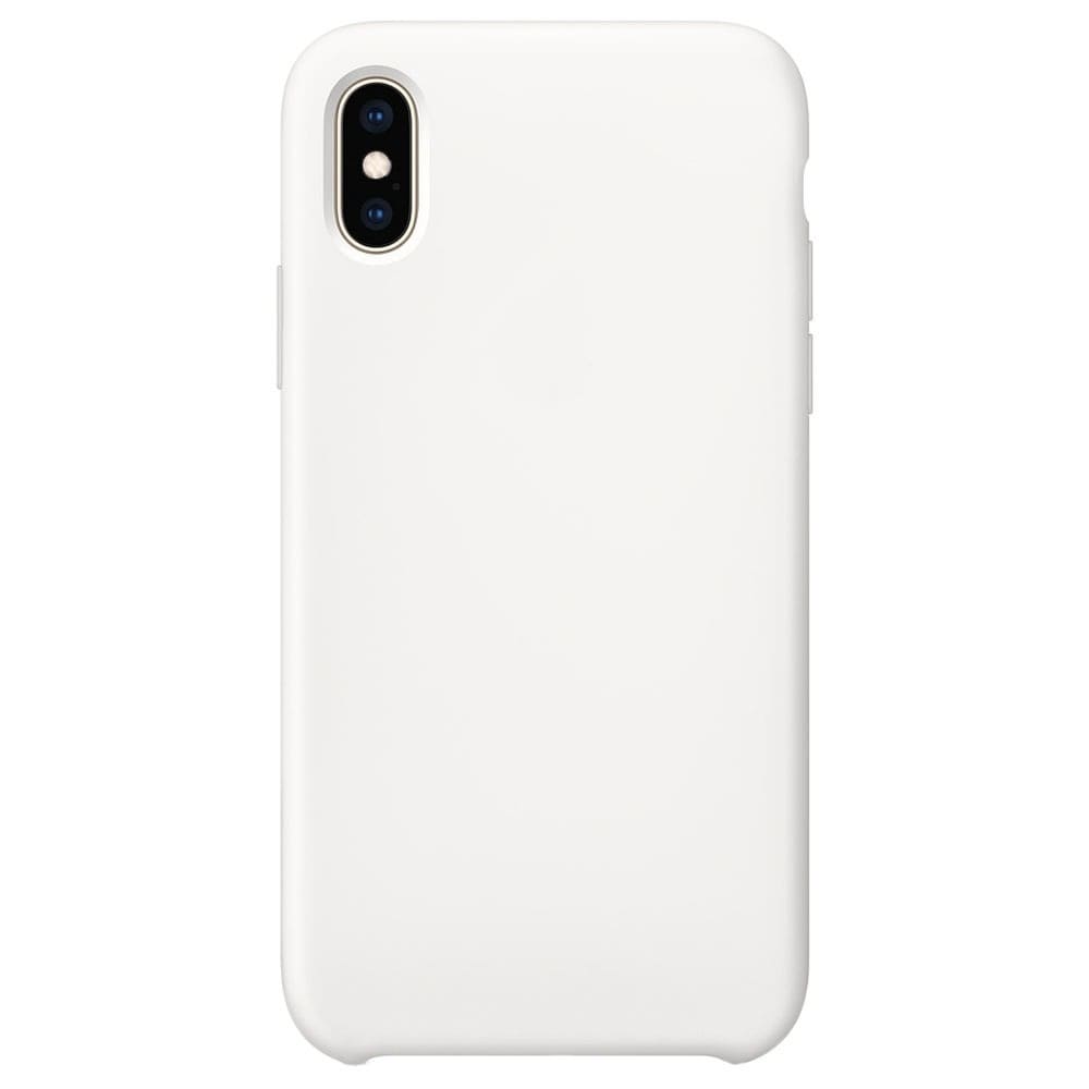 Чехол Silicone Case для iPhone X/XS белый картинка 1