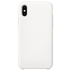 Чехол Silicone Case для iPhone X/XS белый