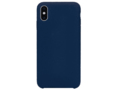 Чехол Silicone Case для iPhone X/XS темно синиий слайд 1