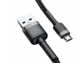 Кабель Micro-USB/USB, Cafule, 1м, черный, Baseus слайд 1