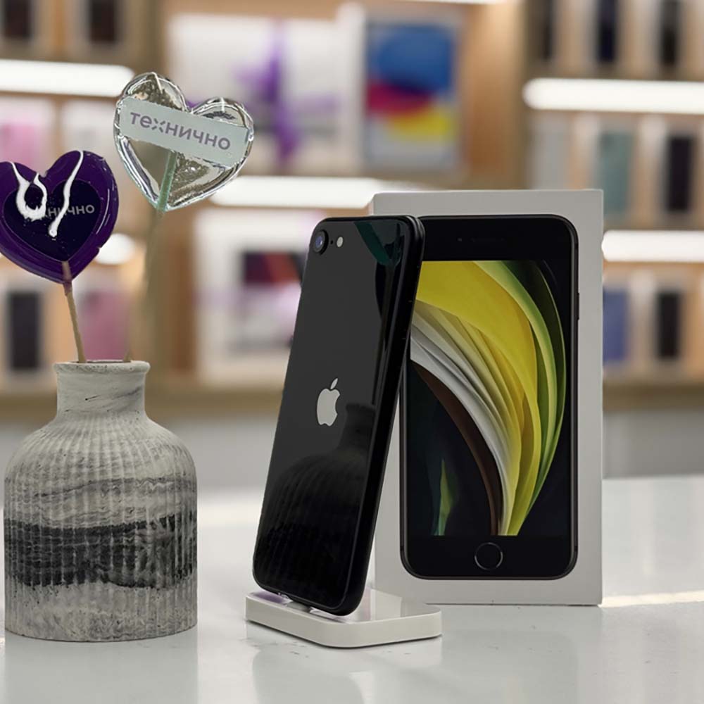 iPhone SE (2020) 128Gb Черный б/у картинка 2