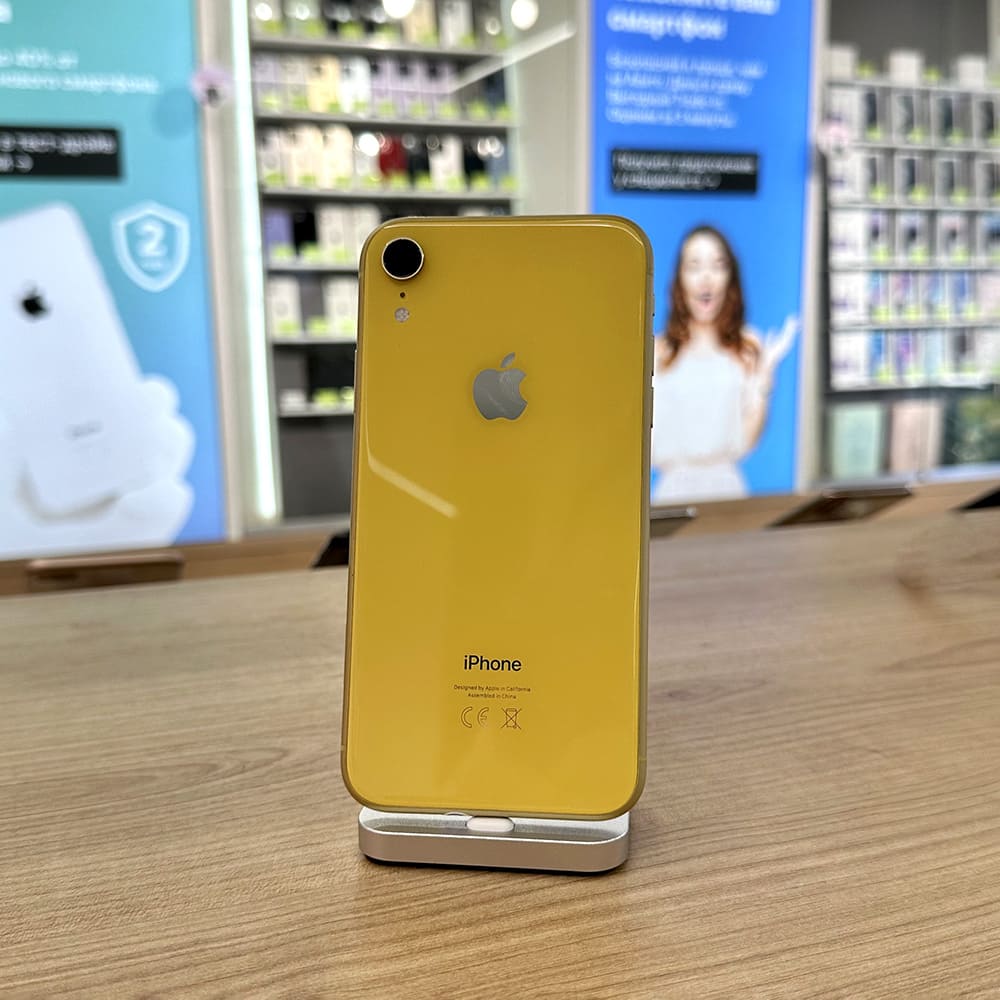 iPhone XR 128GB Желтый б/у картинка 1