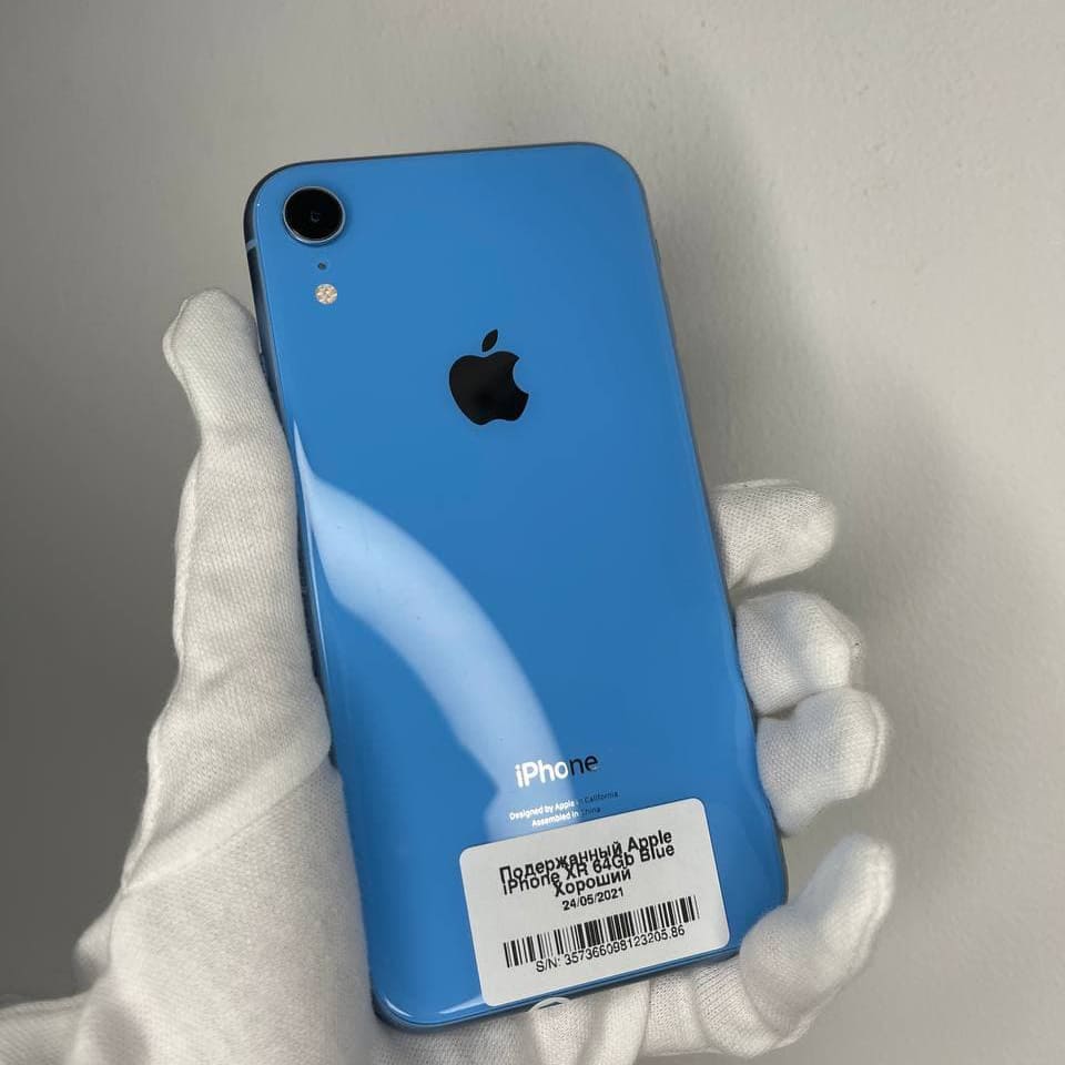 iPhone XR 64GB Голубой (Хороший) картинка 1