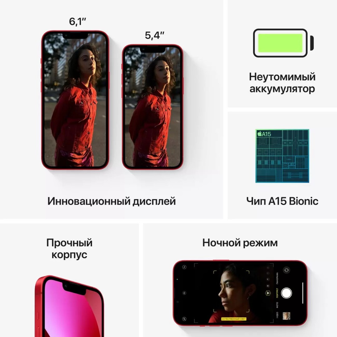 iPhone 13 Mini 128Gb Красный картинка 6