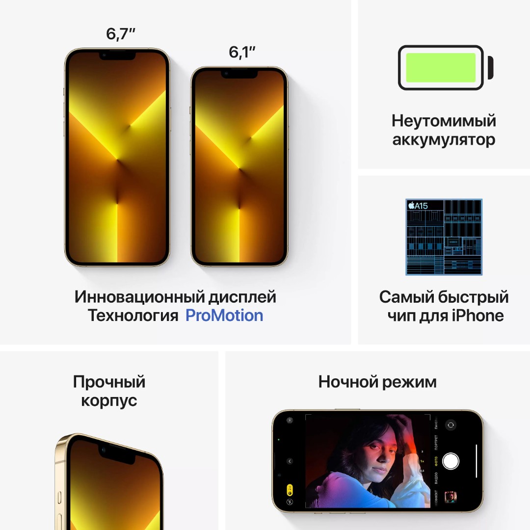 iPhone 13 Pro 1TB Золотой картинка 7
