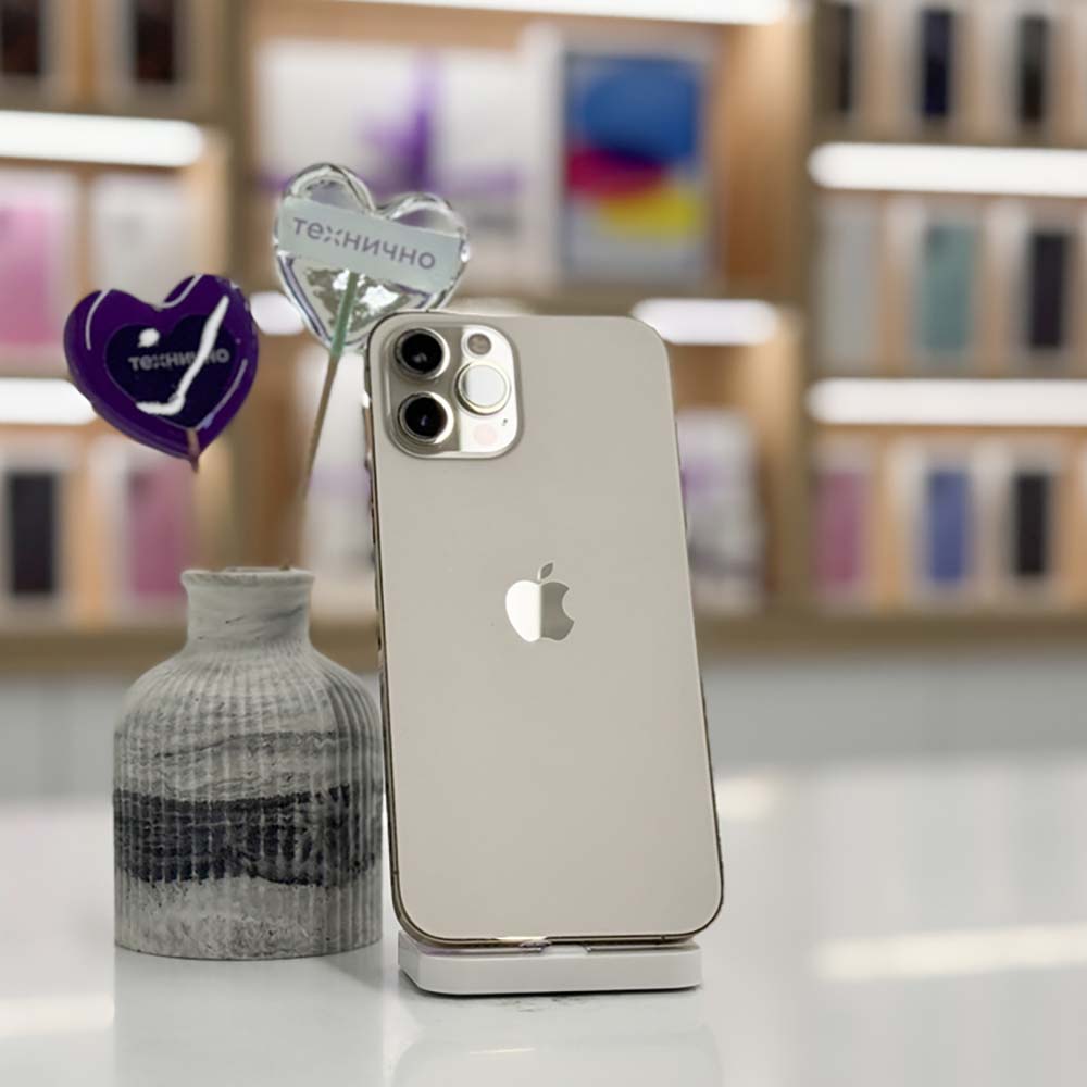 iPhone 12 Pro Max 128Gb Золотой б/у картинка 1