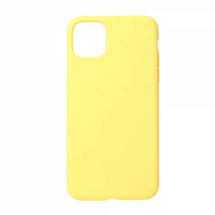 Чехол Silicone Case iPhone 12 Mini Желтый картинка 1