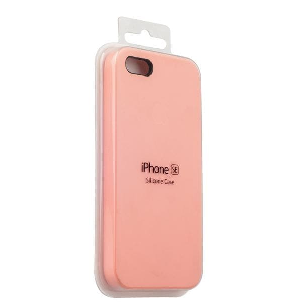 Чехол Silicon case для iPhone 5/5S/SE Розовый картинка 1