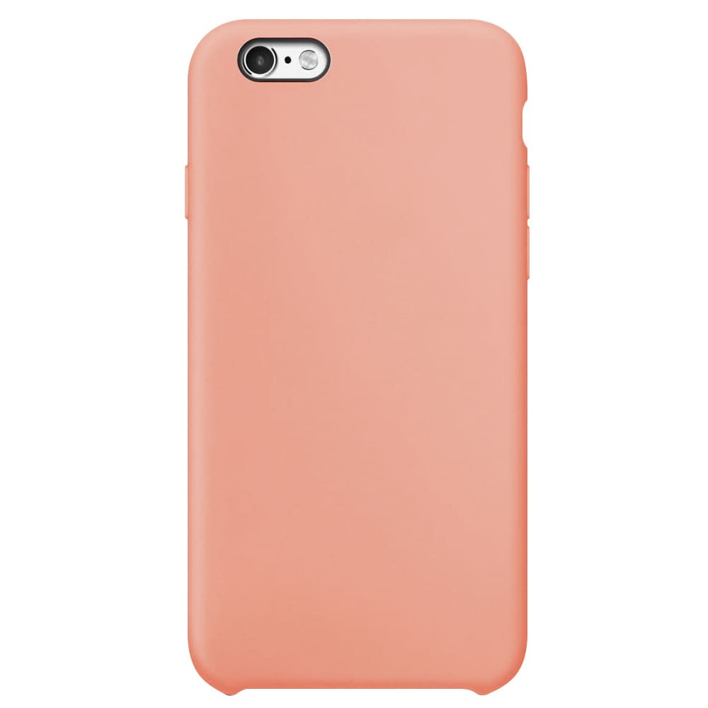 Чехол Silicone Case для iPhone 6/6S Персиковый картинка 1