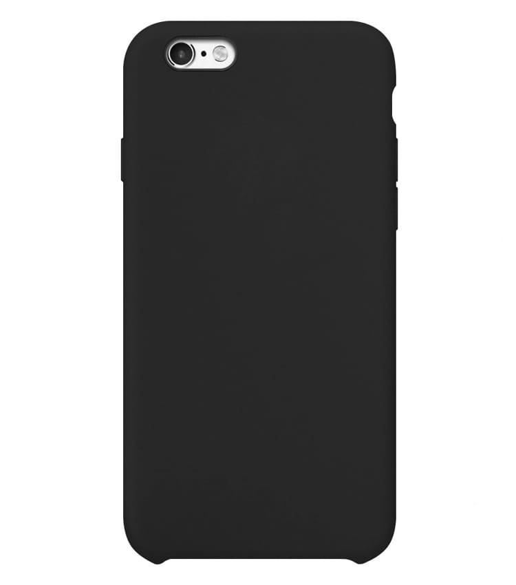 Чехол Silicone Case для iPhone 6/6S Черный картинка 1