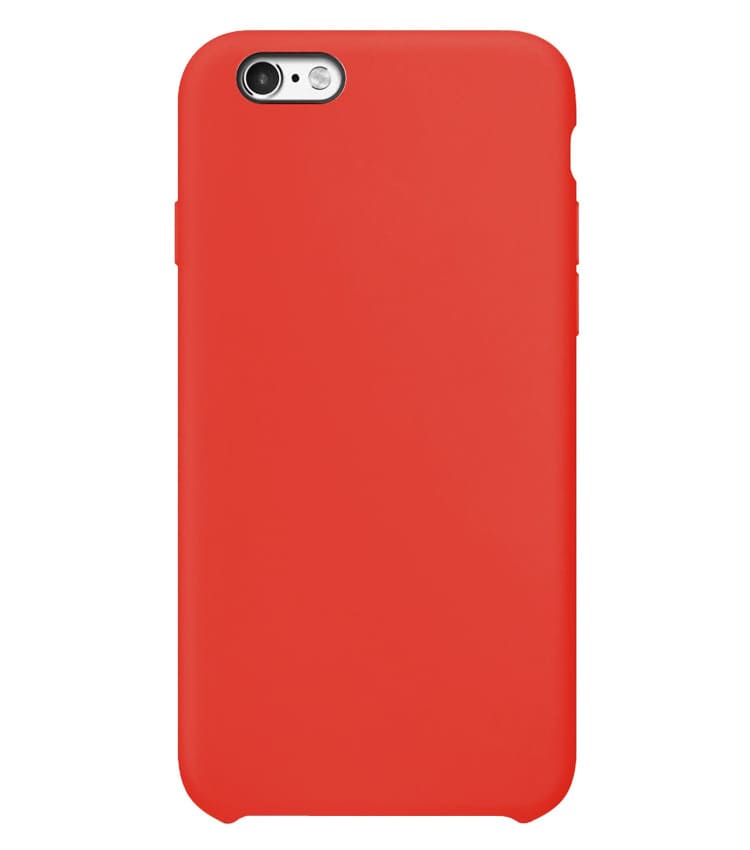 Чехол Silicone Case для iPhone 6/6S Красный картинка 1