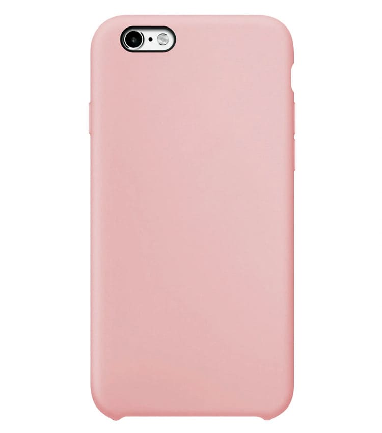 Чехол Silicone Case для iPhone 6/6S Розовый картинка 1