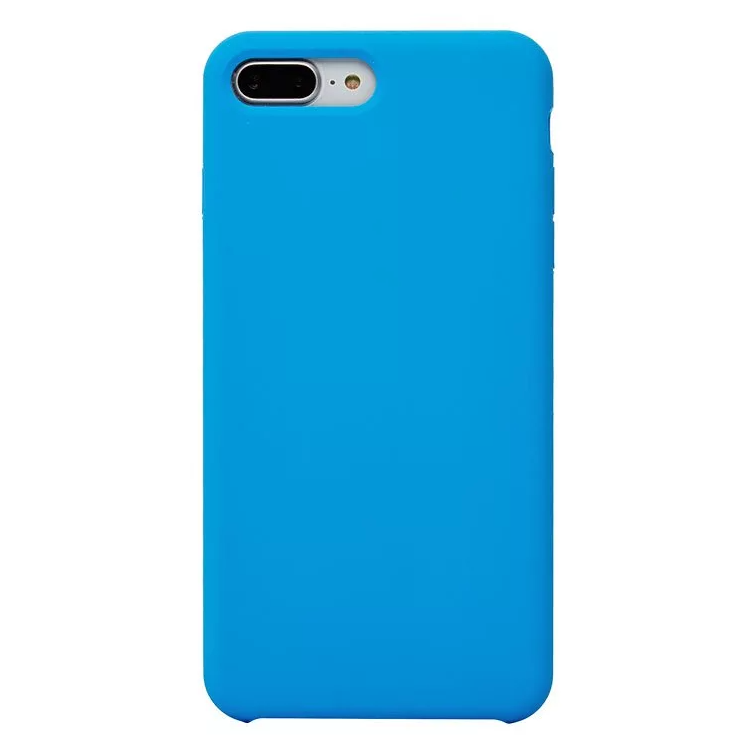 Чехол Silicone Case для iPhone 7/8 Plus синий картинка 1
