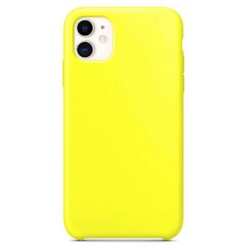 Чехол Silicone Case iPhone 11 желтый