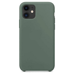 Чехол Silicone Case iPhone 11 зеленый