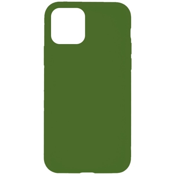 Чехол Silicone Case iPhone 12 Mini Темно зеленый картинка 1
