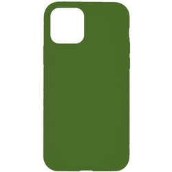 Чехол Silicone Case iPhone 12 Mini Темно зеленый