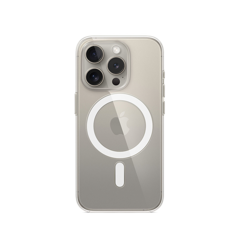 Чехол Clear Case iPhone 15 Pro Max, прозрачный с поддержкой MagSafe картинка 1