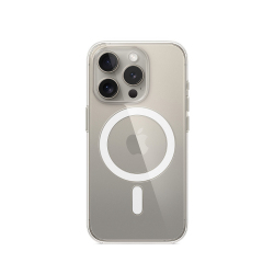 Чехол Clear Case iPhone 15 Pro Max, прозрачный с поддержкой MagSafe