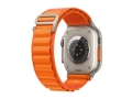 Apple Watch Ultra Titanium Case with Orange Alpine Loop слайд 5