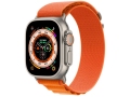 Apple Watch Ultra Titanium Case with Orange Alpine Loop слайд 1