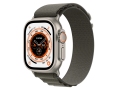Apple Watch Ultra Titanium Case with Green Alpine Loop слайд 3