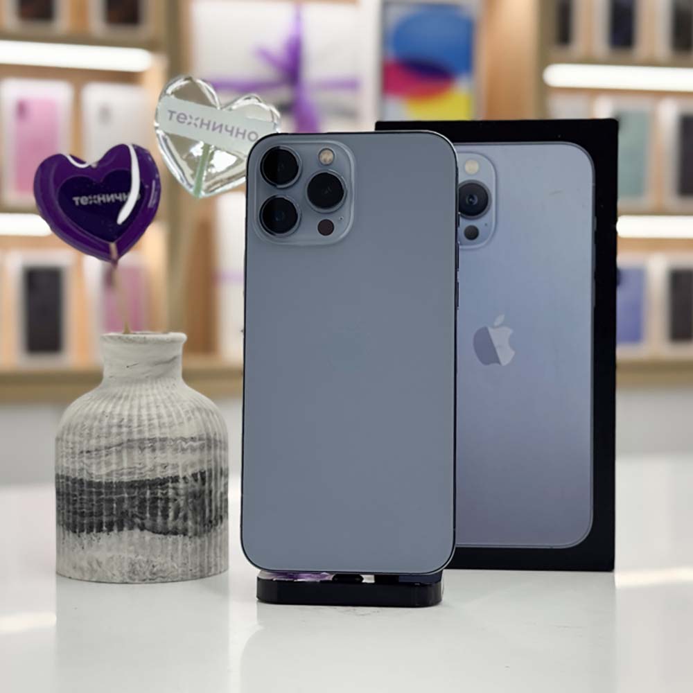 iPhone 13 Pro Max 128Gb Голубой б/у картинка 1