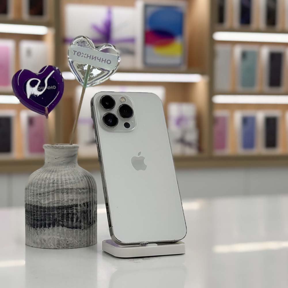 iPhone 13 Pro Max 256Gb Серебристый б/у картинка 1