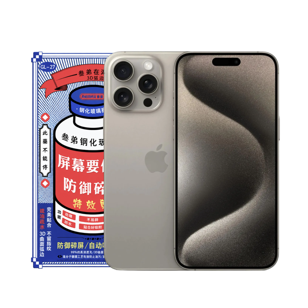 Защитное стекло 3D Remax iPhone 15 Pro Max картинка 1