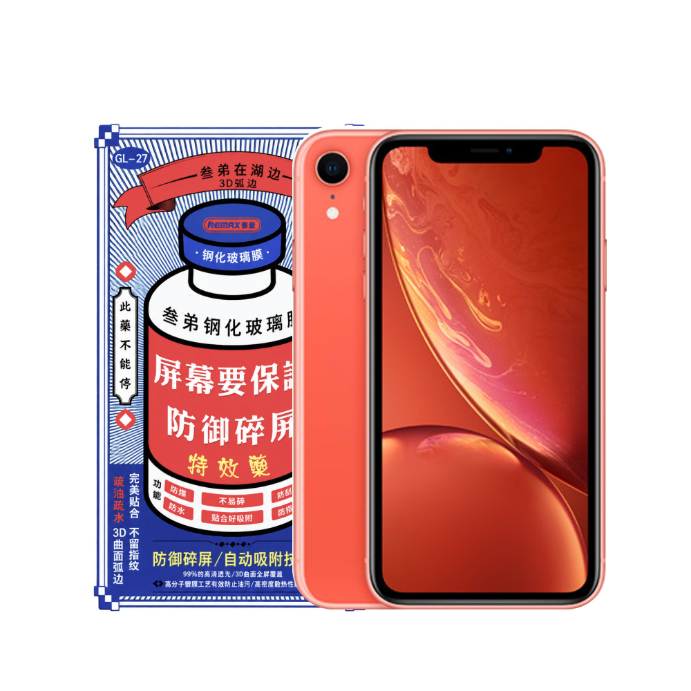 Защитное стекло 3D Remax iPhone XR картинка 1