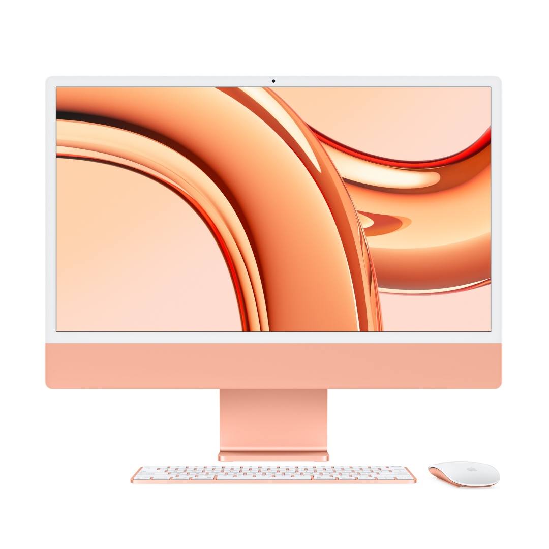 iMac 24 Late 2023 М3 8 ядер 8 ГБ 256 ГБ Оранжевый картинка 1