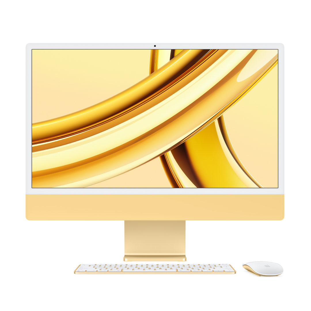 iMac 24 Late 2023 М3 10 ядер 8 ГБ 256 ГБ Желтый картинка 1