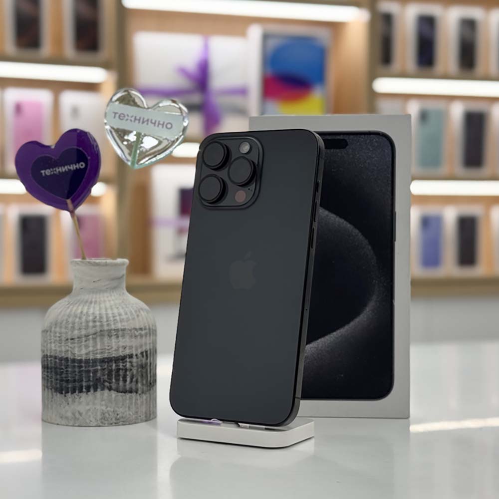 iPhone 15 Pro Max 512Gb Черный титан картинка 1
