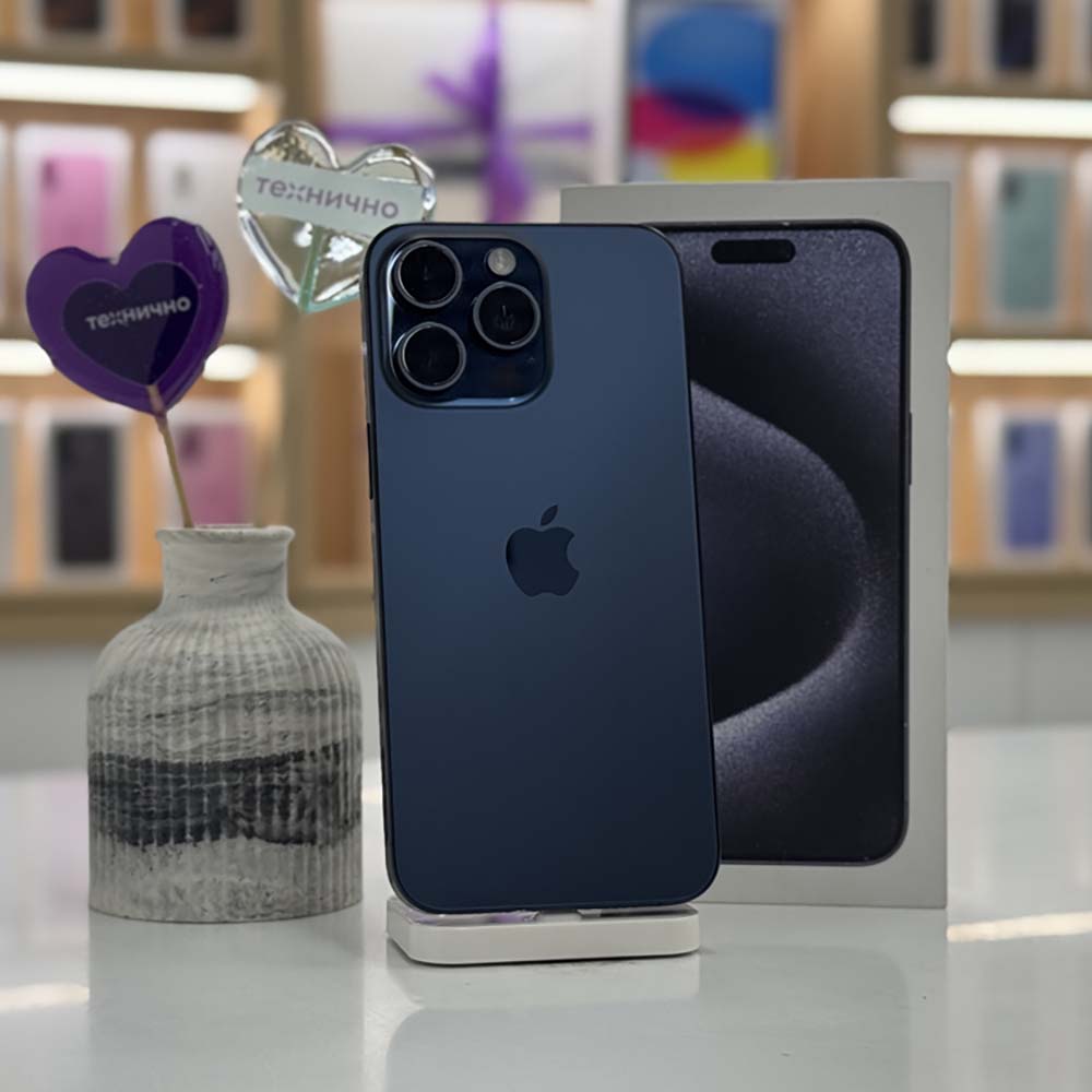 iPhone 15 Pro Max 256Gb Голубой титан картинка 2