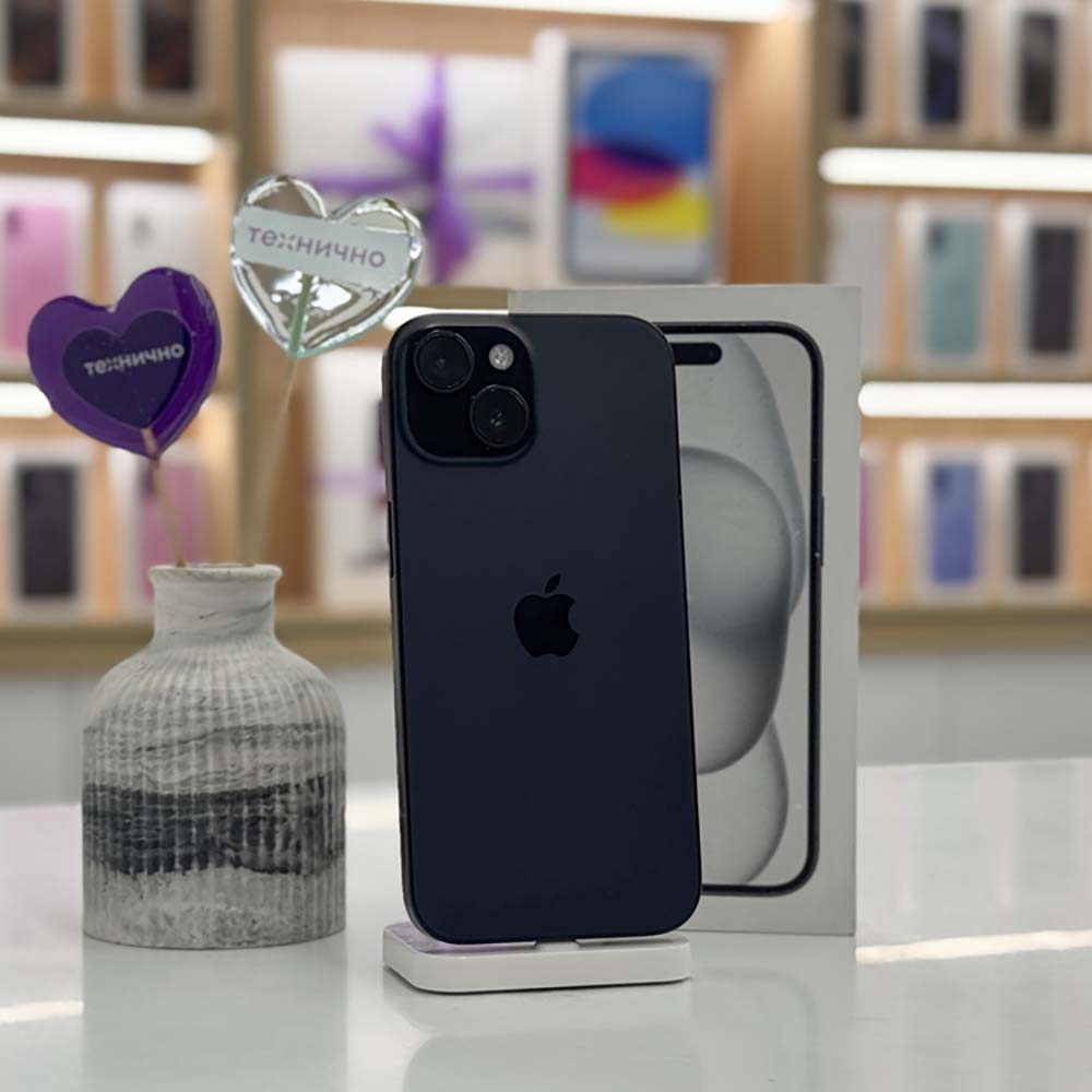 iPhone 15 128Gb Черный б/у картинка 1