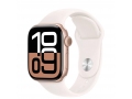 Apple Watch Series 10 42mm Rose Gold Aluminum Case with Light Blush Sport Band слайд 1