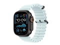 Apple Watch Ultra 2 Black Titanium Case with Ice Blue Ocean Band слайд 1