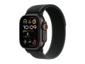 Apple Watch Ultra 2 Black Titanium Case with Black Trail Loop size M/L слайд 1